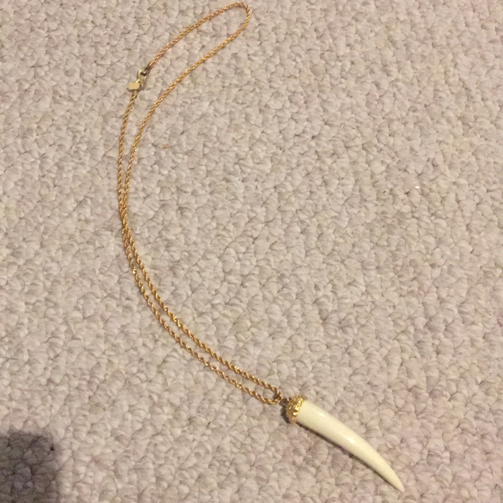 Kenneth Jay Lane horn necklace